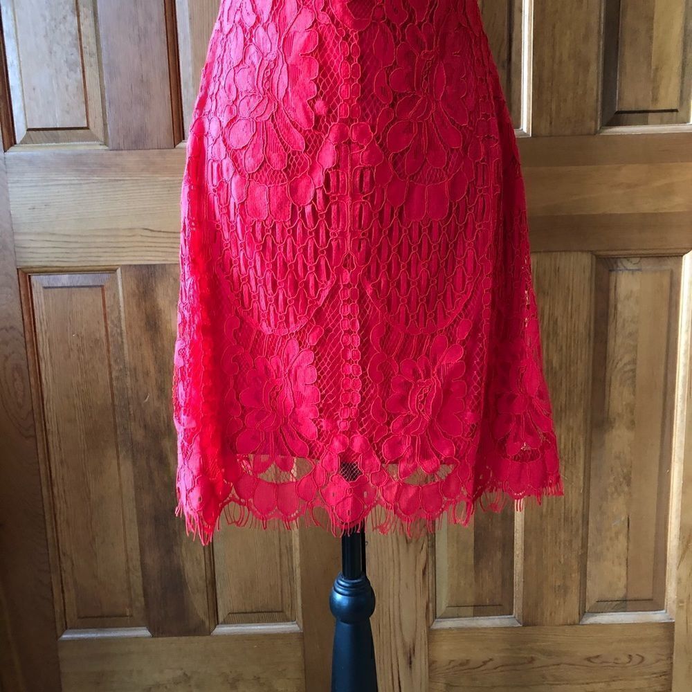 Lulus Pearson Red Lace Dress - Picture 5 of 11